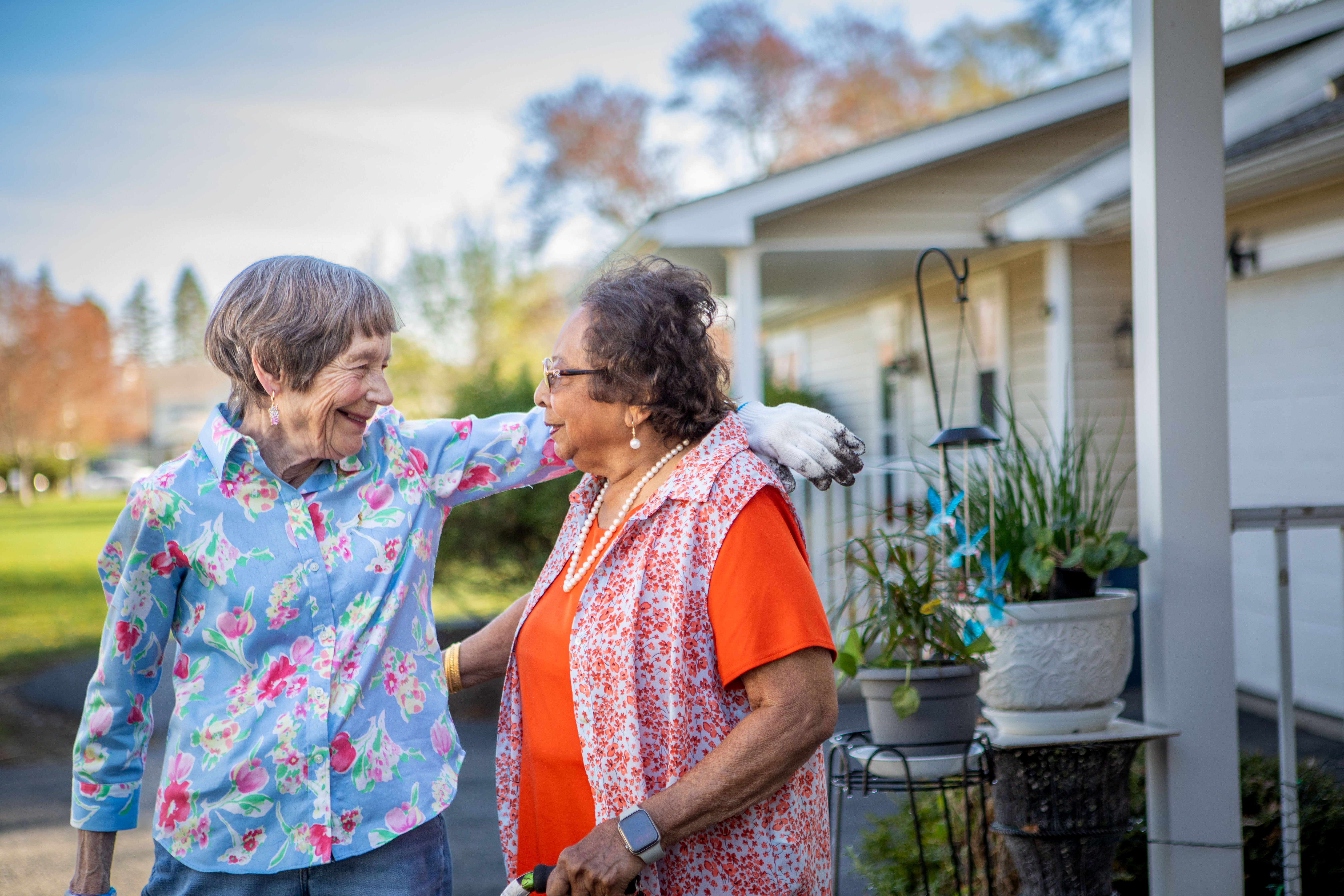 Friends Gardening