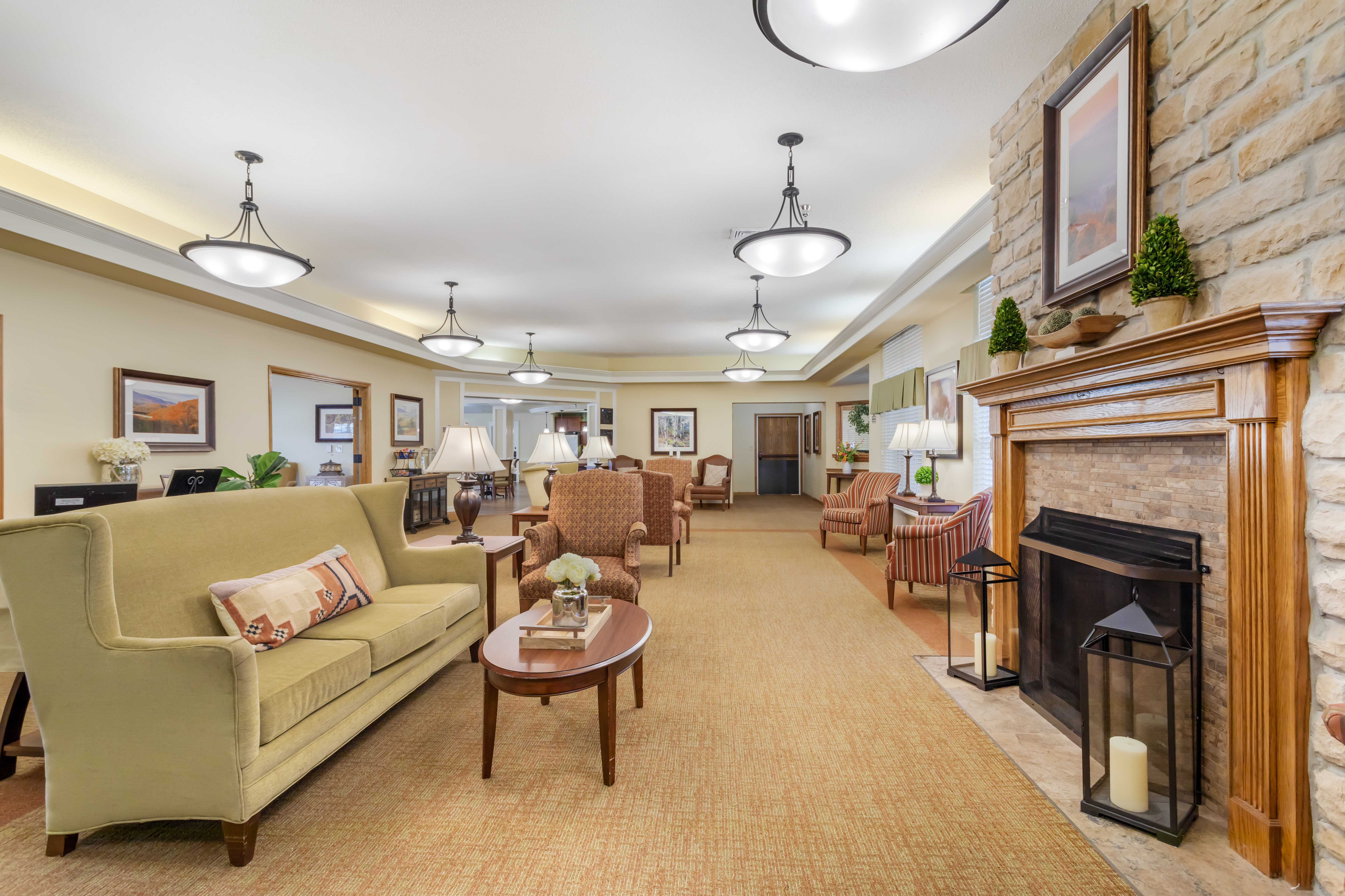 Brookdale Sandy Springs Community Living Room