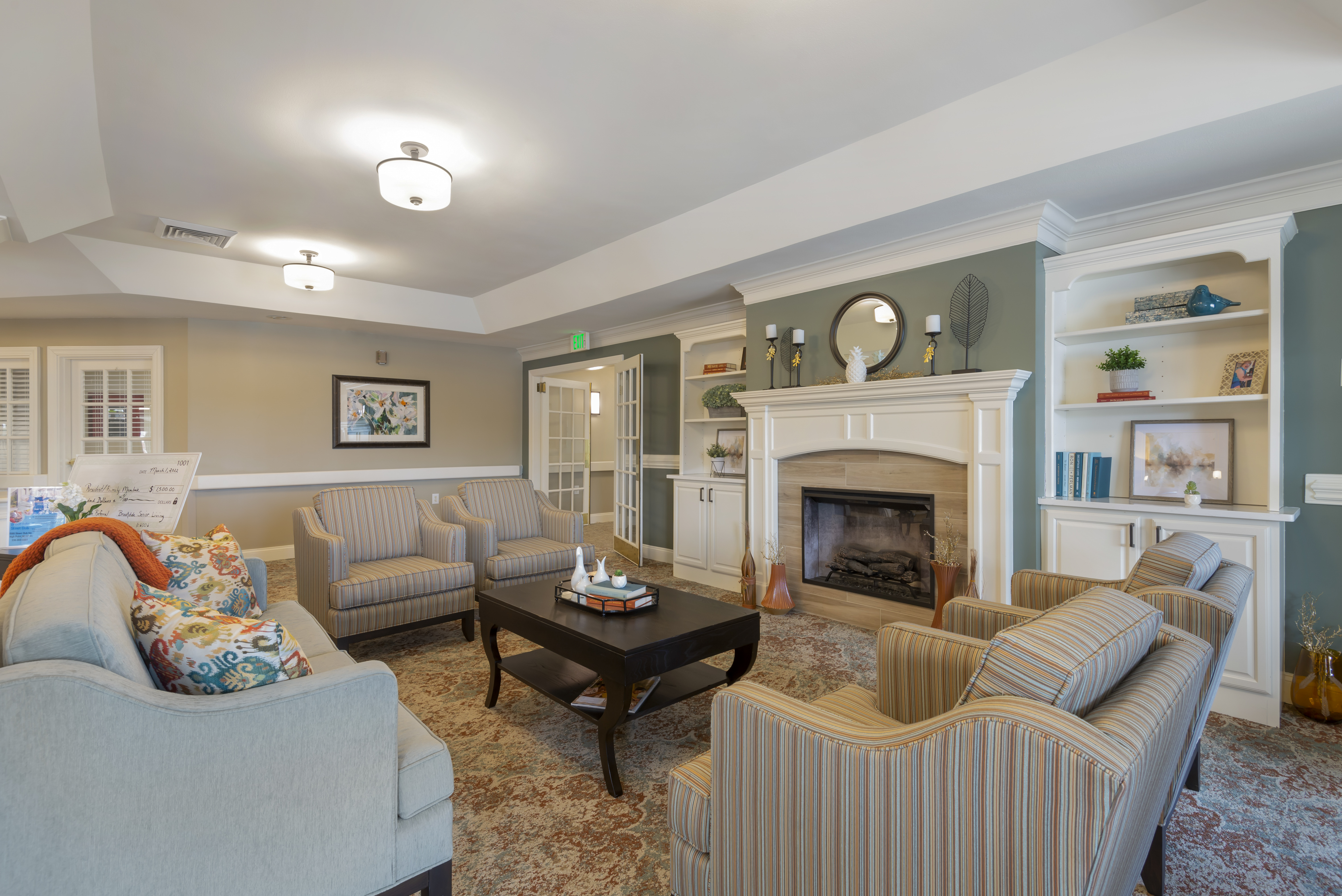 Brookdale Skeet Club Community Living Room