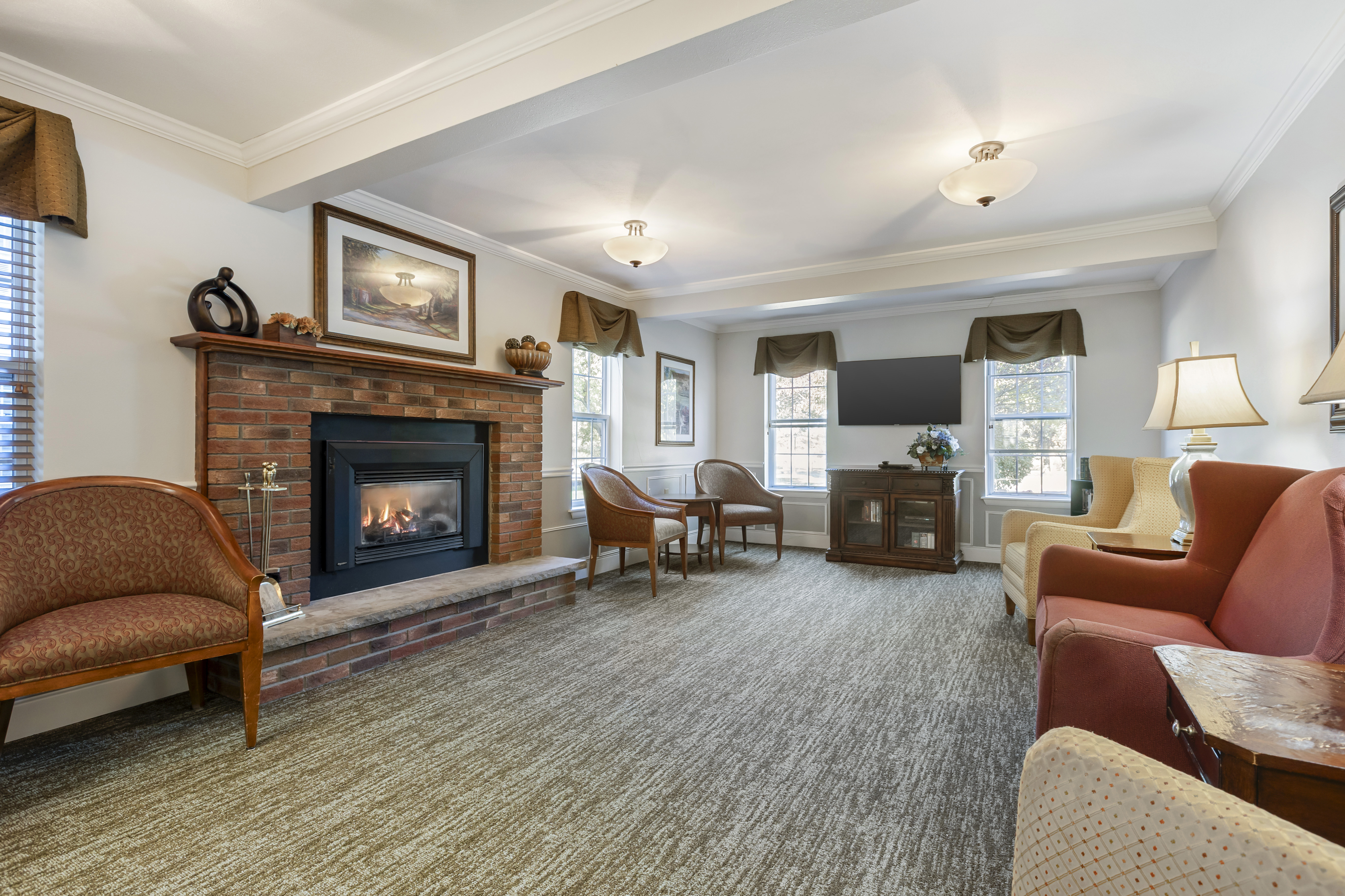 Brookdale Summerfield Community Living Room
